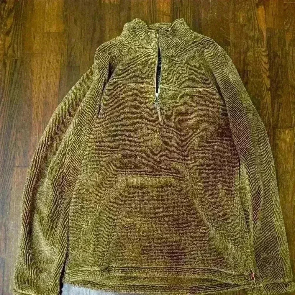 True Grit Quarter Zip Sherpa Pullover‎ Size Small